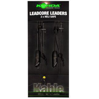 Korda Olověná Montáž Leadcore Leader Heli Safe 1m 2ks Barva: Weed