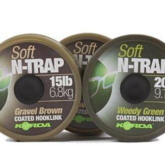 Korda Šňůrka N-Trap Soft 20m - 30lb Weedy Green