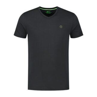 Korda Triko Kore V Neck Tee Black - XXXL