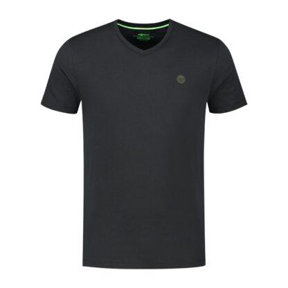 Korda Triko Kore V Neck Tee Black - XXXL