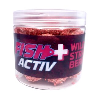 LK Baits Boilies Fish Activ Plus 200ml - Wild Strawberry