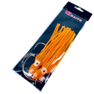 LK Baits Návazec Chobotnice Orange/Oranžový - 8/0 16cm