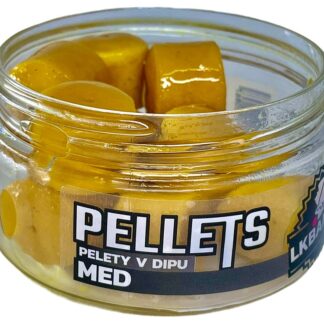 LK Baits Pelety v dipu Med 60g - 17mm