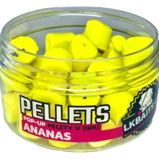 LK Baits Pop-up Pelety v dipu Ananas 40g - 12mm