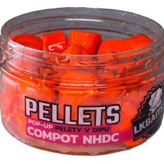 LK Baits Pop-up Pelety v dipu Compot NHDC 40g - 12mm