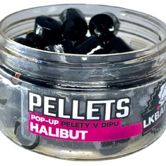 LK Baits Pop-up Pelety v dipu Halibut 40g - 12mm