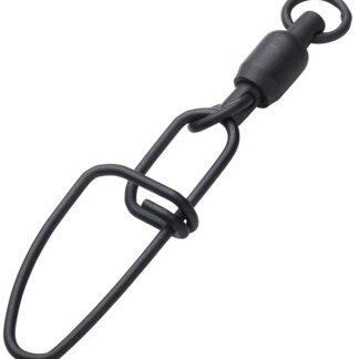 Madcat Karabinka S Obratlíkem Stainless BB Swivels W Crossl Snap Black 3 ks Velikost: #3 - 90kg