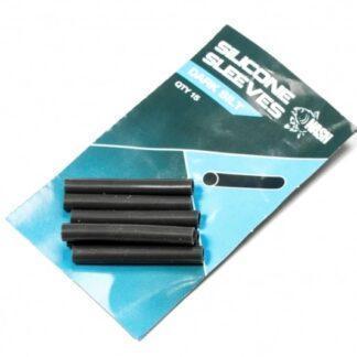 Nash Hadičky Silicone Sleeves Dark Silt 15ks