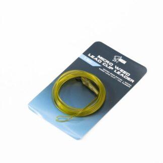 Nash Montáž Diffusion Camo Weed Micro Lead Clip Leader - 1.5m