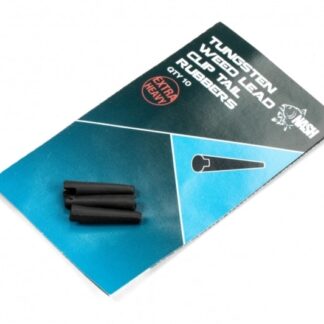 Nash Převleky Tungsten Weed Lead Clip Tail Rubber 10ks