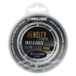 Prologic Šokový Vlasec Density Snag Shock Leader Clear 100 m Nosnost: 20