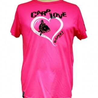 R-Spekt Dětské tričko Carp Love fluo pink - 9/10 yrs
