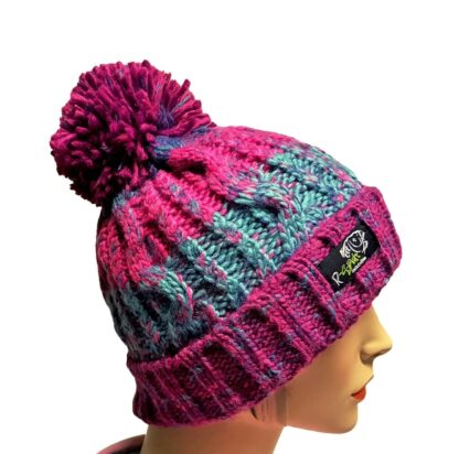 R-Spekt Kulich MAXI PomPom beanie modrovínový