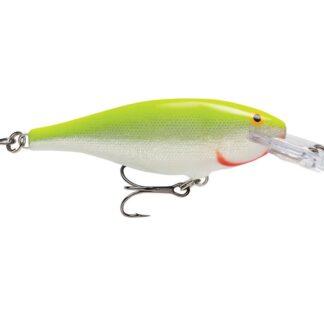Rapala Wobler Shad Rap Deep Runner Silver Fluorescent Chartreuse - 9cm 15g