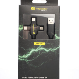 RidgeMonkey Napájecí kabel USB A to Multi out 2m