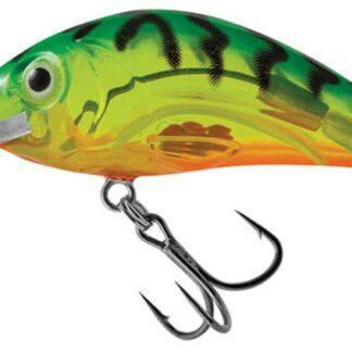 Salmo Wobler Rattlin Hornet Clear Floating Clear Hot Green Tiger - 4