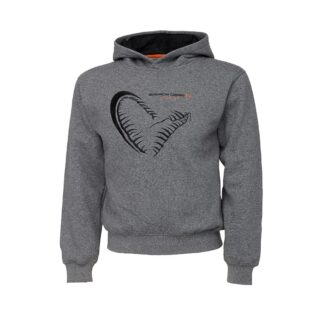 Savage Gear Dětská mikina Junior Jaw Hoodie Grey Melange - 14-16 let