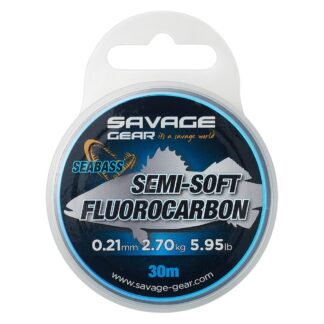 Savage Gear Fluorocarbon Semi-Soft Fluorocarbon Seabass 30m - 0
