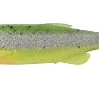 Savage Gear Gumová nástraha 3D Fat Minnow T-Tail Fluo Green Silver - 9cm	7g