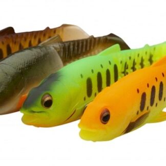 Savage Gear Gumová nástraha Craft Cannibal Paddletail Dark Water Mix 4pc - 8