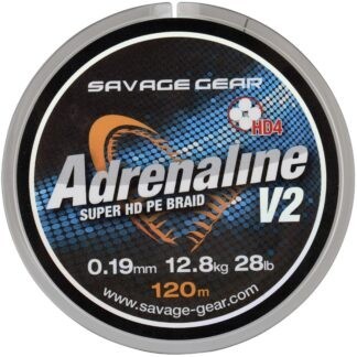 Savage Gear Pletená Šnůra HD4 Adrenaline V2 Grey  120m Nosnost: 4
