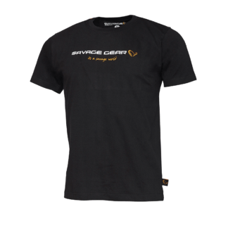 Savage Gear Tričko Junior T-shirt Black Ink Velikost: 14-16 let