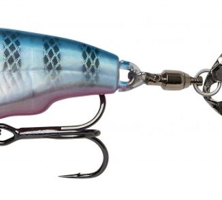 Savage Gear Wobler Fat Tail Spin Sinking Blue Silver Pink - 8cm 24g