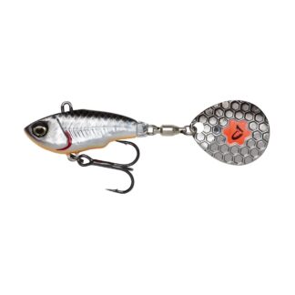 Savage Gear Wobler Fat Tail Spin Sinking Dirty Silver - 8cm 24g