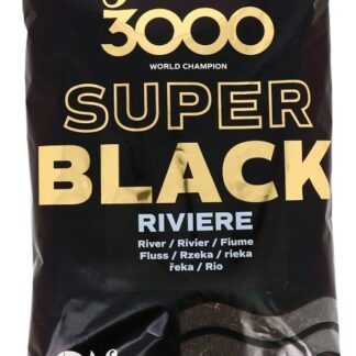 Sensas Krmítková směs 3000 Super Black 1kg - Riviere - Řeka