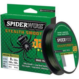 Spiderwire Pletená šňůra Stealth Smooth 12 1m Nosnost: 7