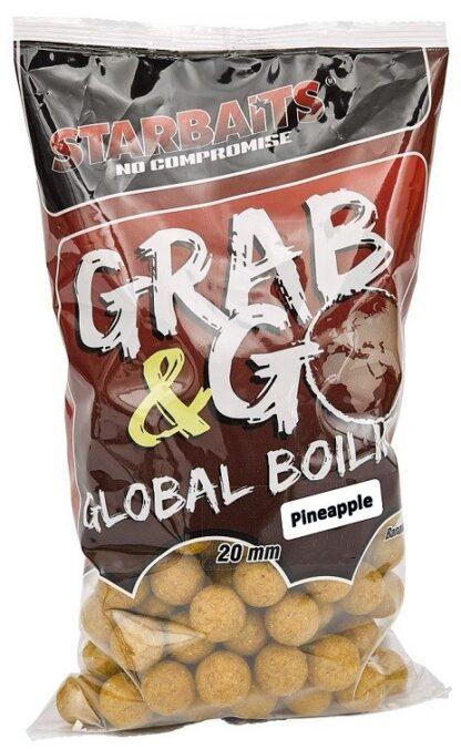 Starbaits Boilie Grab & Go Global Boilies Pineapple 20mm Hmotnost: 1kg