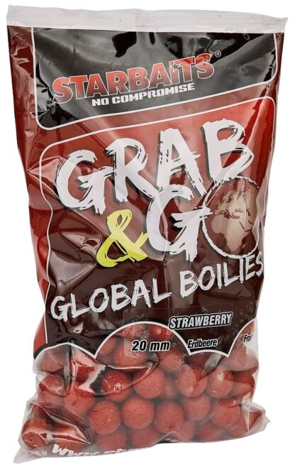 Starbaits Boilie Grab & Go Global Boilies Strawberry Jam 20mm Hmotnost: 2