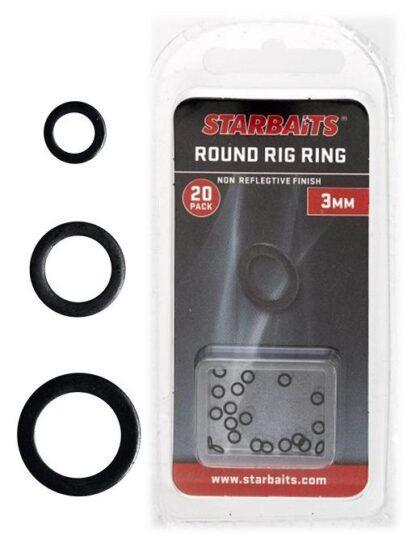 Starbaits Kroužky Round Ring Kulaté 20ks Průměr: 4mm