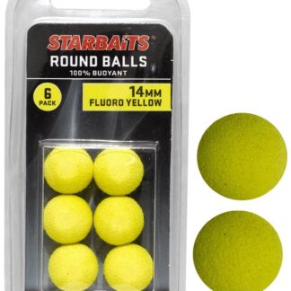 Starbaits Plovoucí Kulička Round Balls 14mm 6ks Varianta: Žlutá