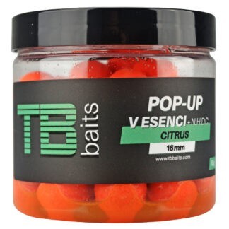 TB Baits Plovoucí Boilie Pop-Up Orange Citrus + NHDC 65g Průměr: 16mm