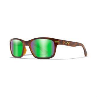 WILEY X Brýle HELIX Captivate Polarized - Green Mirror - Amber/Gloss Demi