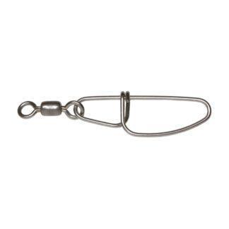 Zeck Karabinka s obratlíkem Stainless Steel Swivel + Snap 114kg 3ks