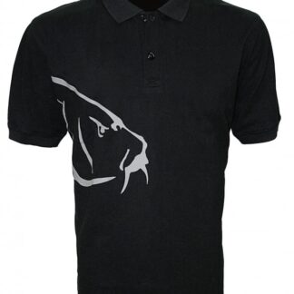 Zfish Tričko Carp Polo T-Shirt Black - XL