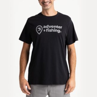 Adventer & fishing Tričko krátký rukáv Black - L