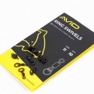 Avid Carp Obratlík Outline Ring Swivels 11 10ks
