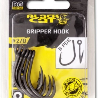 Black Cat Háčky S Protihrotem Gripper DG Coating - 6ks Varianta: Velikost 1/0