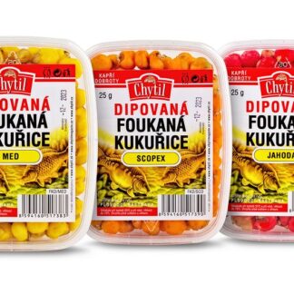 Chytil Dipovaná foukaná kukuřice 25g - Česnek