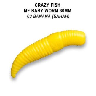Crazy Fish Gumová Nástraha MF Baby Worm Barva 3 Počet kusů: 12ks