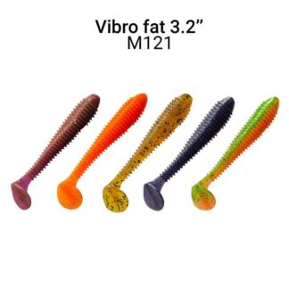 Crazy Fish Gumová Nástraha Vibro Fat 8cm Mix 5ks Délka cm: 8cm