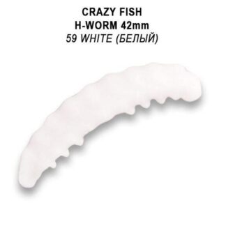 Crazy Fish Umělá Nástraha MF H worm 42mm Barva 59 Sýr Floating