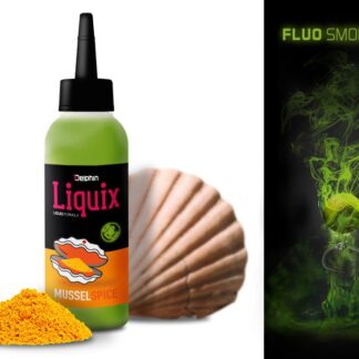 Delphin Fluo Dip D Snax Liquix 100 ml Příchuť: Mušle Koření