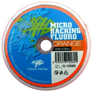Giants Fishing Micro Backing Fluoro-Orange 20lb 100m