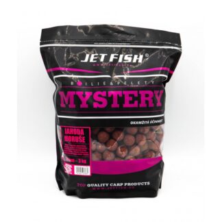 Jet Fish Boilie Mystery Jahoda / Moruše Hmotnost: 1kg