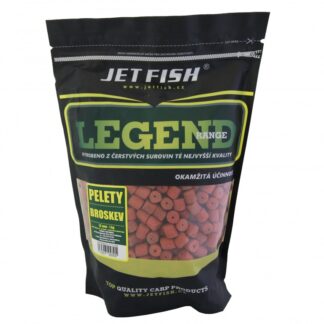 Jet Fish Pelety Legend Range Broskev 1kg Průměr: 4mm