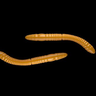 Libra Lures Fatty D’Worm Dark Yellow - D’Worm 6